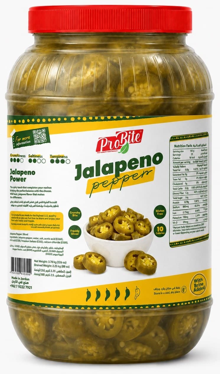 Jalapeño Power — Sliced Pepper